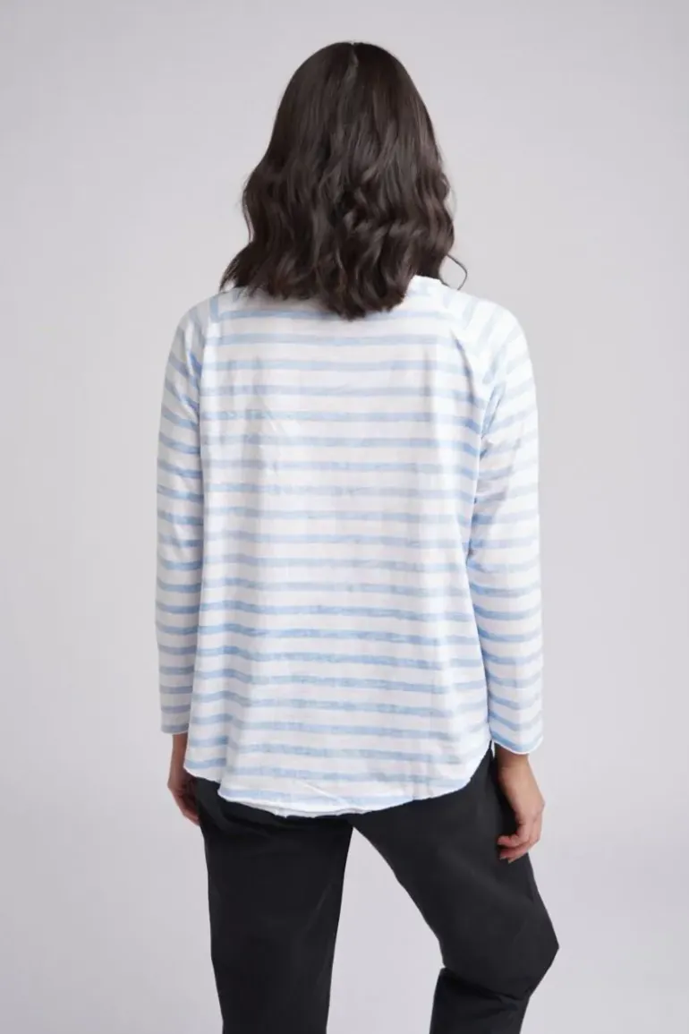 Cloth Paper Scissors Taylor Tee In Blue