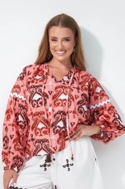 Collectivo Sophia Shirt In Multi