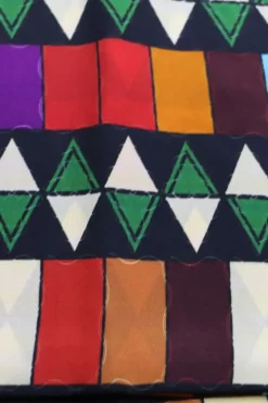 Colourful Geometric Designer Scarf By Namaskar