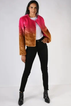 Coop Crazy Fur You Coat Pink