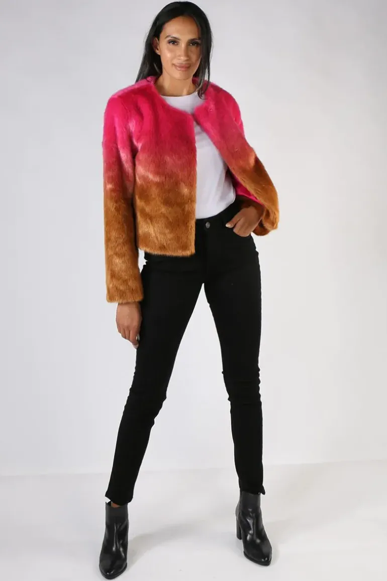Coop Crazy Fur You Coat Pink