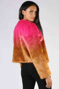 Coop Crazy Fur You Coat Pink