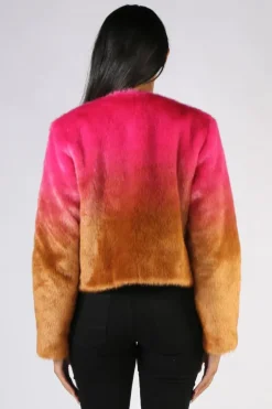 Coop Crazy Fur You Coat Pink