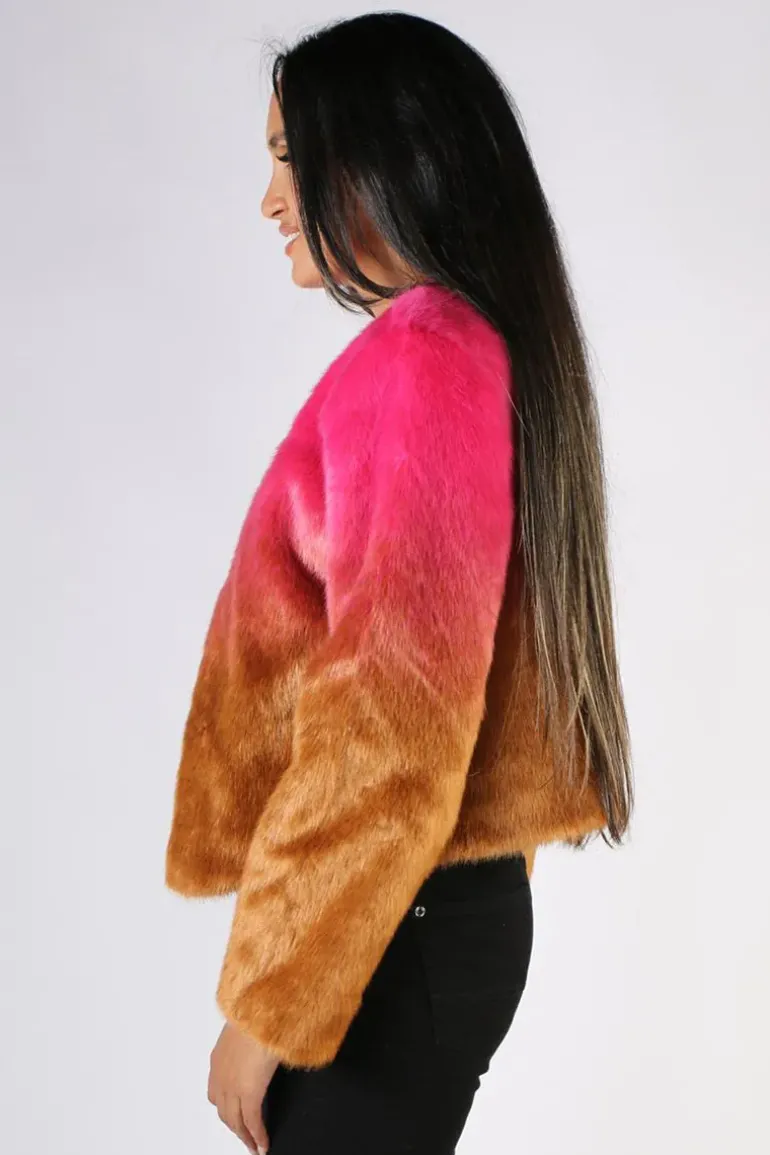 Coop Crazy Fur You Coat Pink