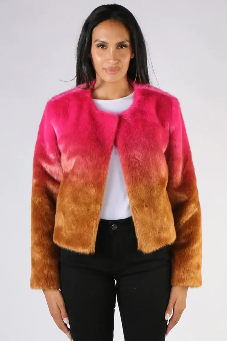 Coop Crazy Fur You Coat Pink