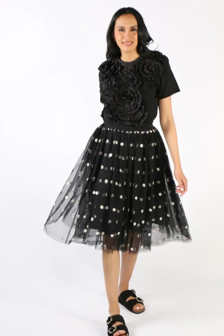 Coop I Love You Tutu Skirt In Black