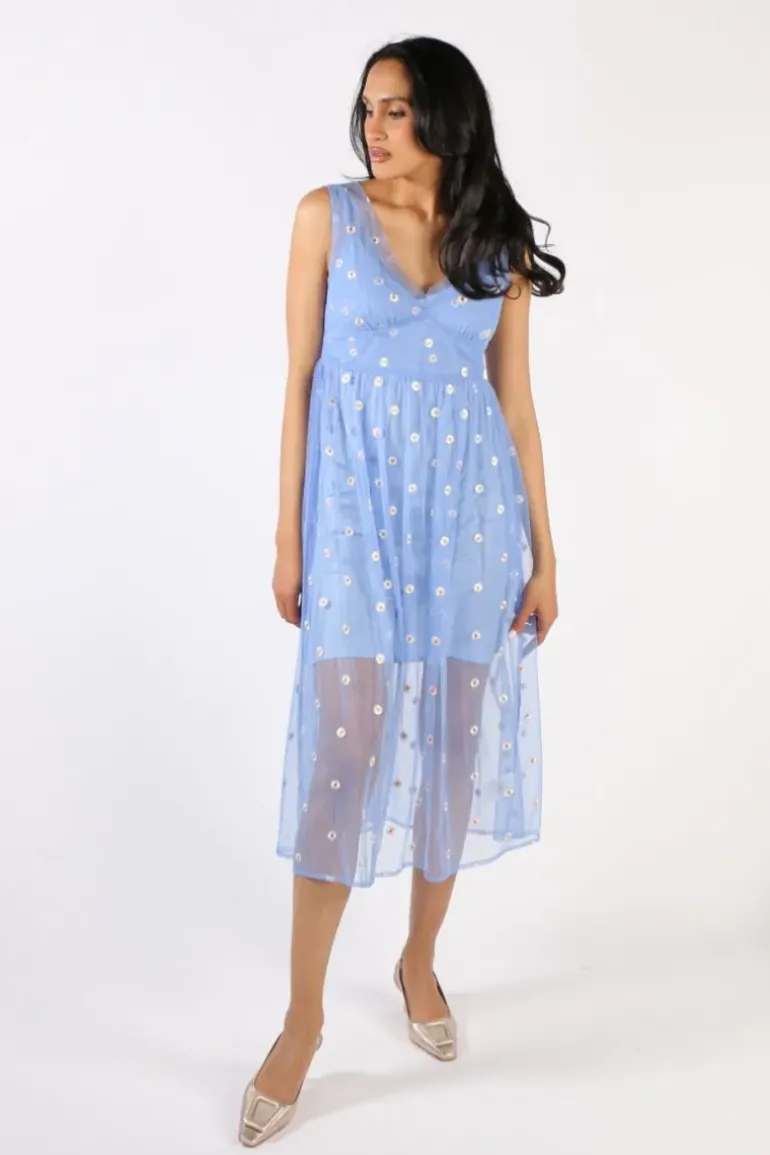 Coop Those Were The Daisies Dress In Blue
