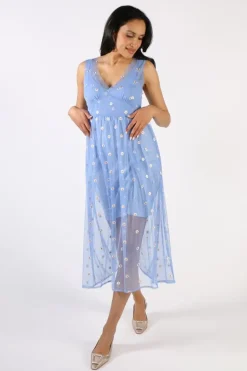 Coop Those Were The Daisies Dress In Blue