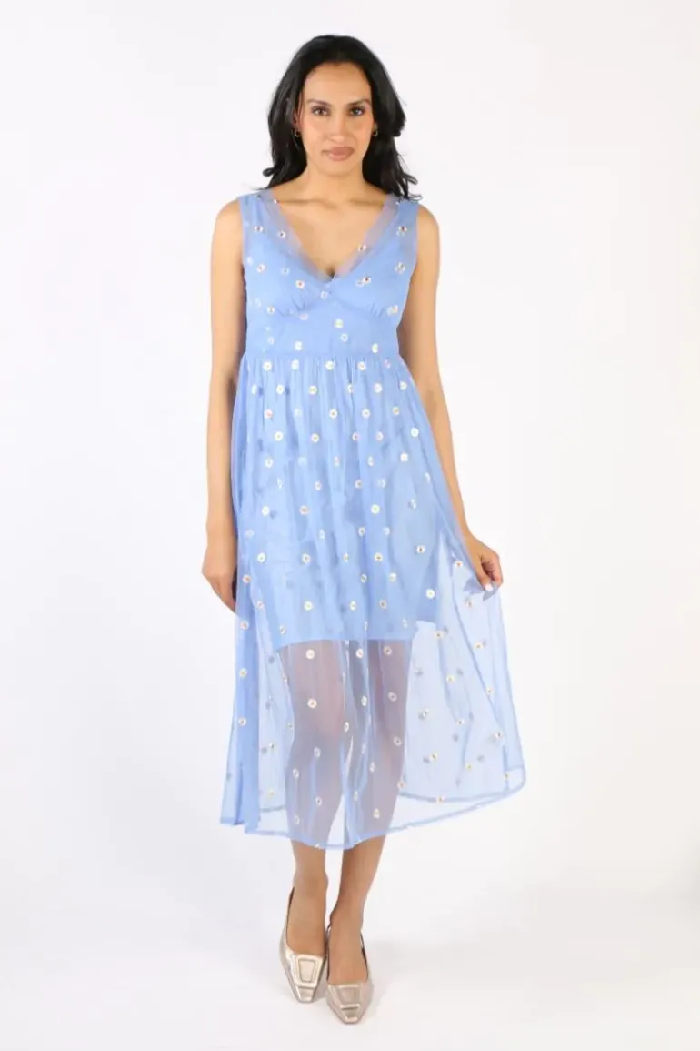 Coop Those Were The Daisies Dress In Blue