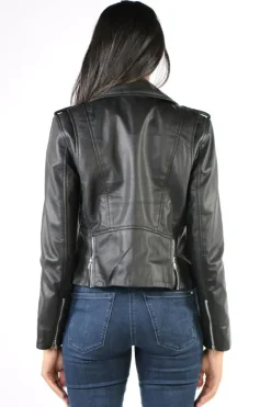 Coster Biker Jacket In Black