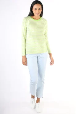 Coster Striped T-Shirt In Green