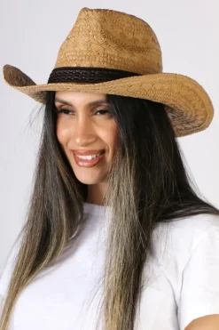 Cowboy Hat By Cherry Red In Toast