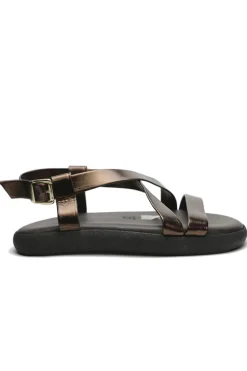 Crossover Sandal By Antichi Romani In Bronze