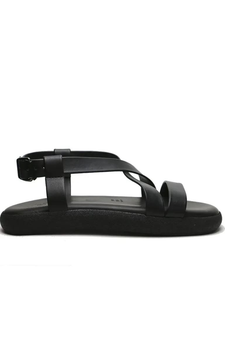 Crossover Sandal By Antichi Romani In Black