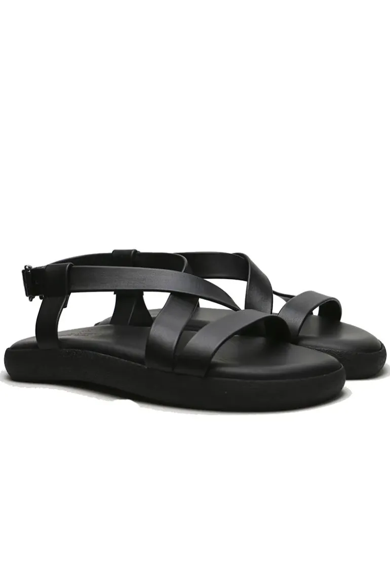 Crossover Sandal By Antichi Romani In Black