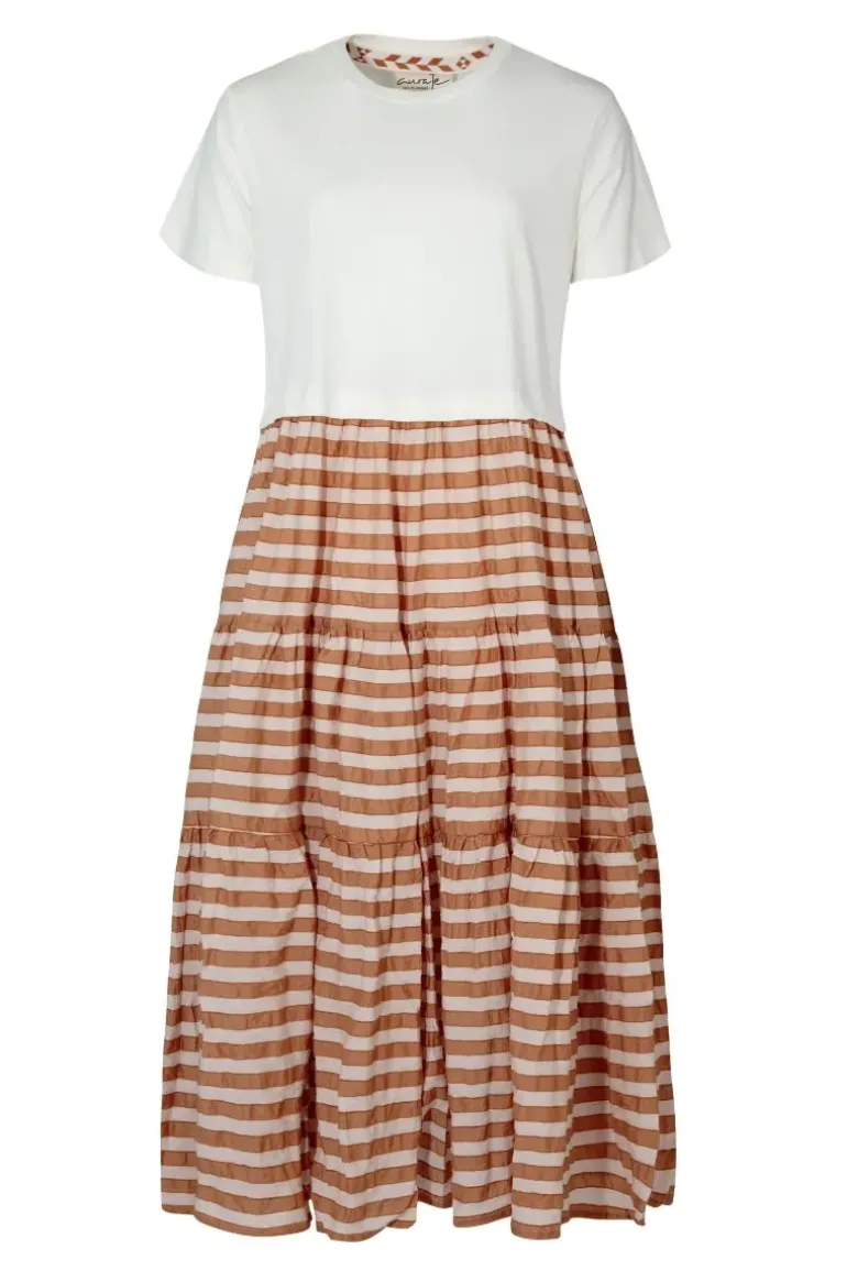 Curate Take A Twirl Dress In Coffee