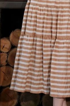 Curate Take A Twirl Dress In Coffee