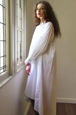 Curate Thread Lightly Dress In White