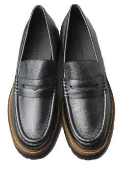 Django And Juliette Flout Loafer In Metallic Charcoal