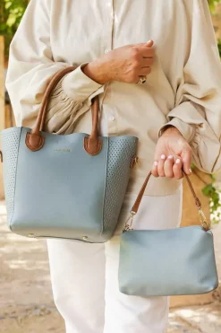 Dublin Tote Bag By Louenhide In Wedgewood