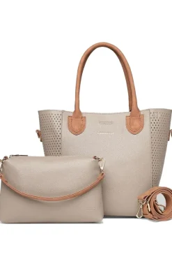 Dublin Tote Bag By Louenhide In Chai