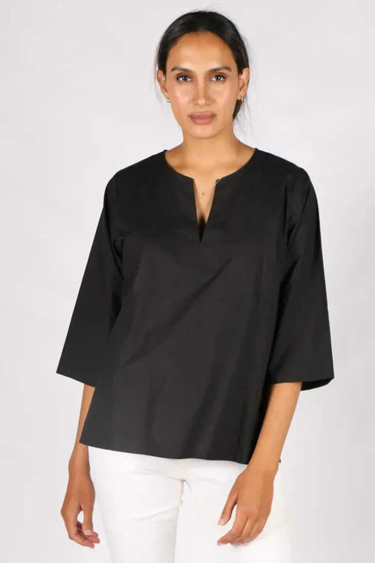 Ellie Top In Black By Bagruu