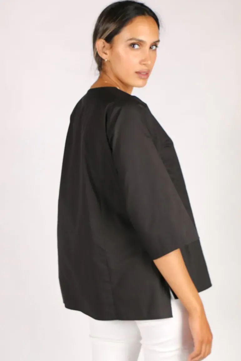 Ellie Top In Black By Bagruu