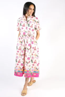 Emily Lovelock Fifties Dress In Ivory