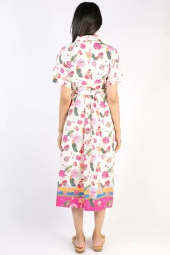 Emily Lovelock Fifties Dress In Ivory