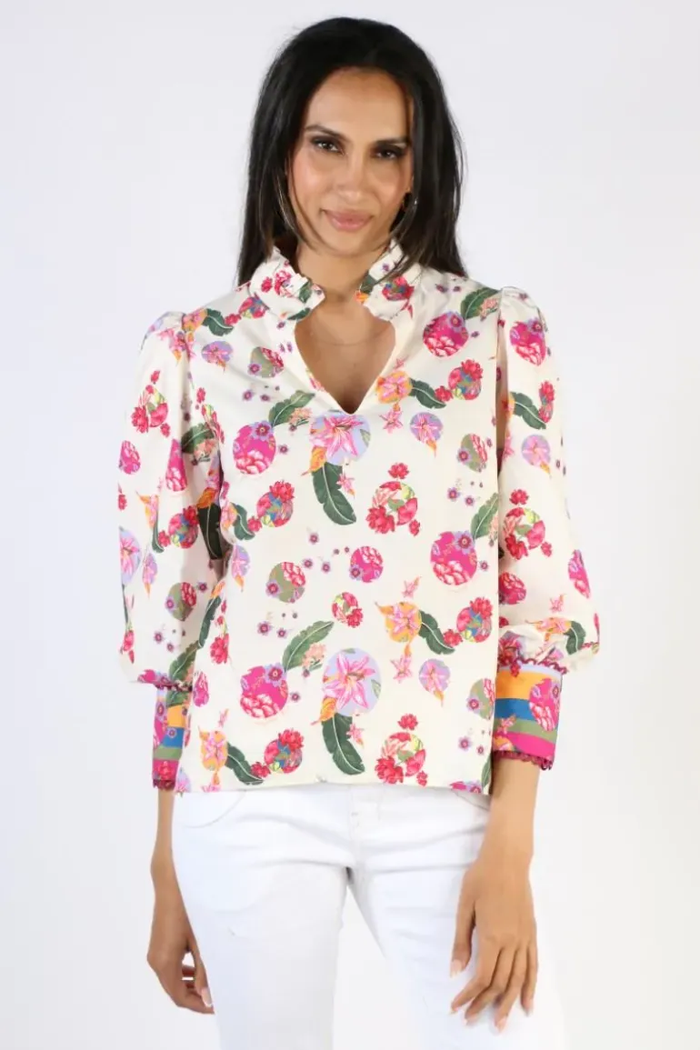 Emily Lovelock Liberty Shirt In Ivory