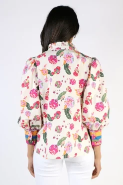 Emily Lovelock Liberty Shirt In Ivory