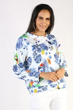 Emily Lovelock Terry Top In White