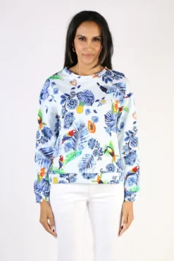 Emily Lovelock Terry Top In White
