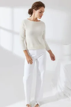 Esme Jumper By Mia Fratino In Ivory