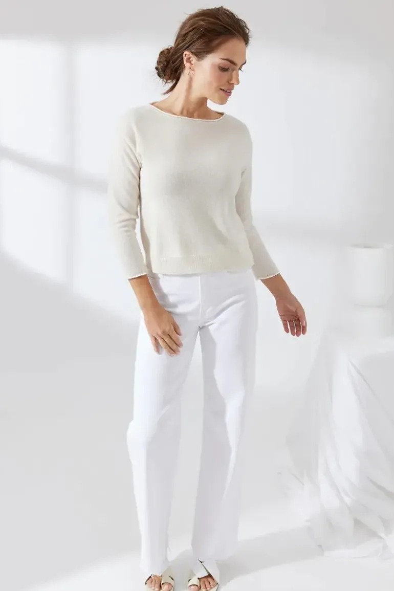 Esme Jumper By Mia Fratino In Ivory