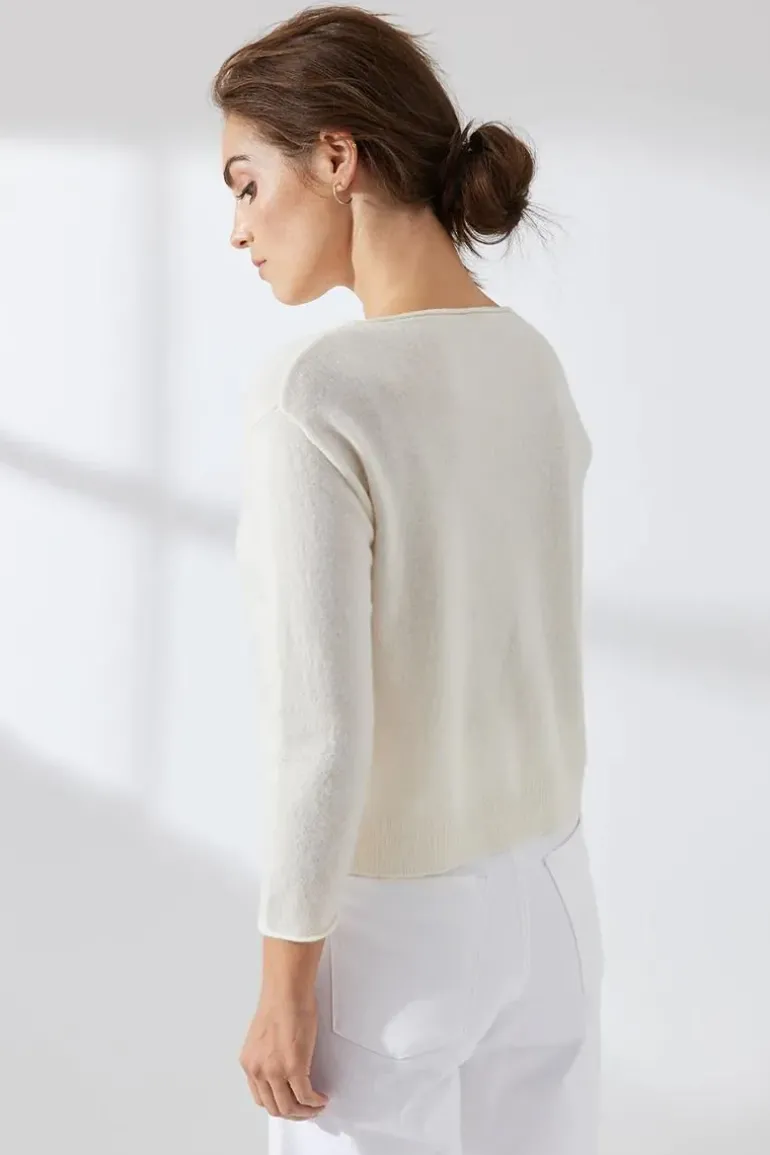 Esme Jumper By Mia Fratino In Ivory