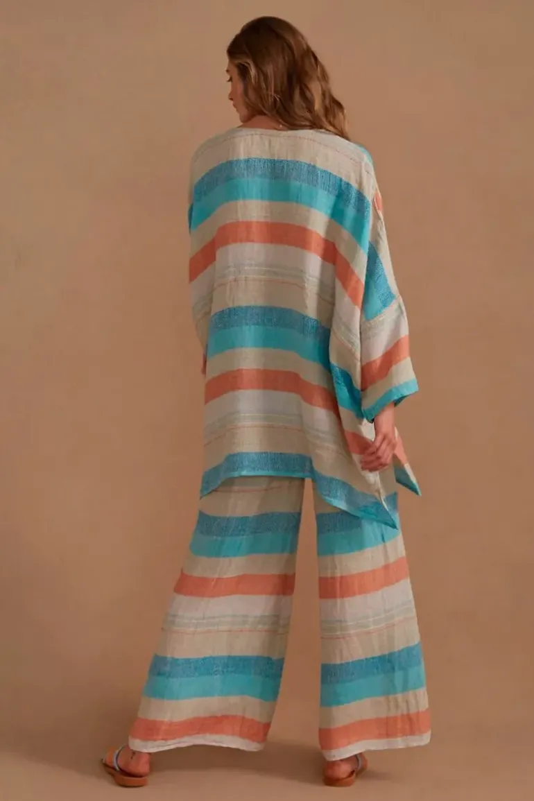Estilo Nerano Top In Aqua