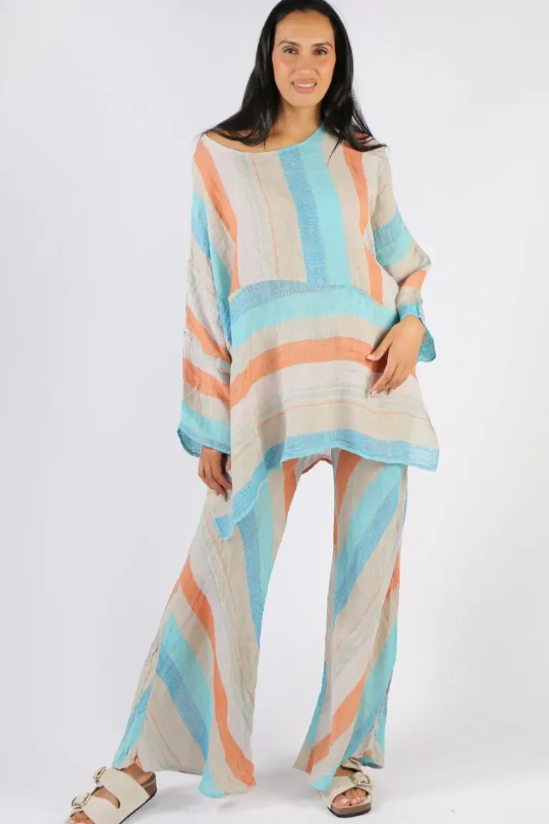 Estilo Nerano Top In Aqua