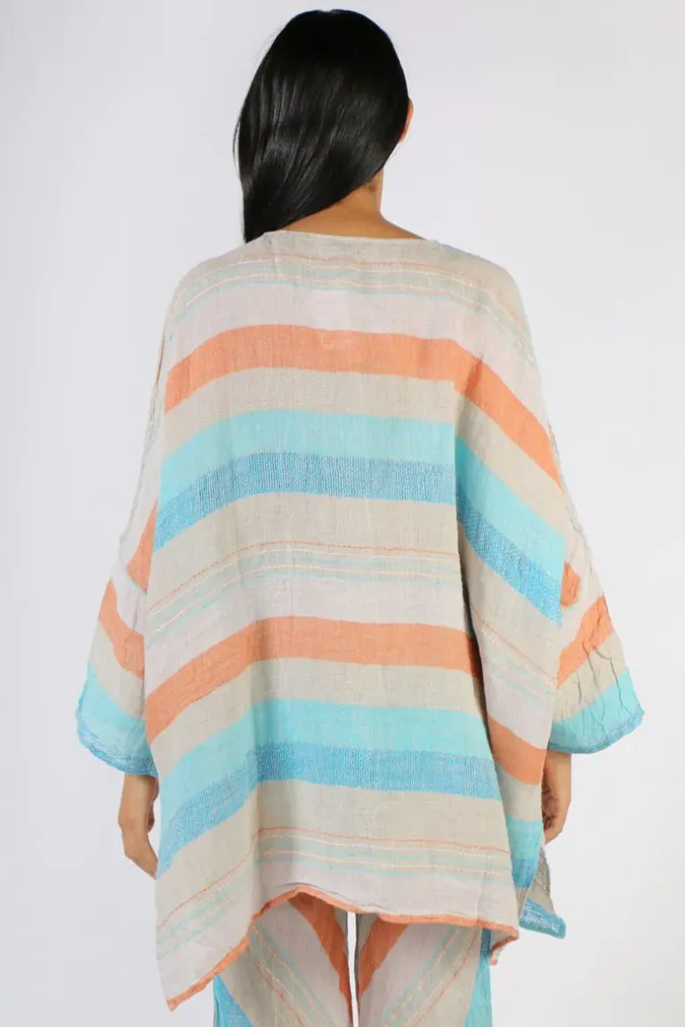 Estilo Nerano Top In Aqua