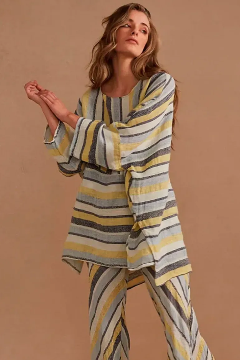 Estilo Nerano Top In Yellow
