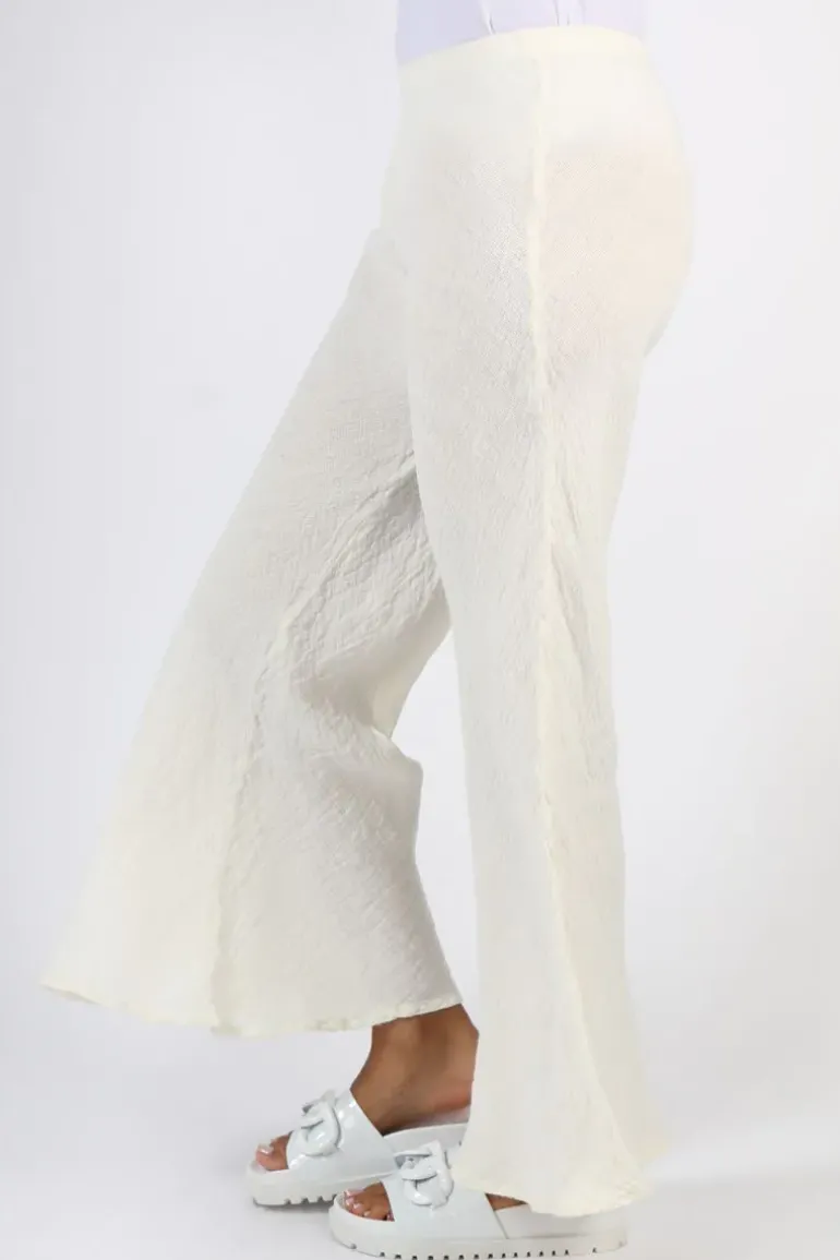 Estilo Novo Flare Pant In Panna
