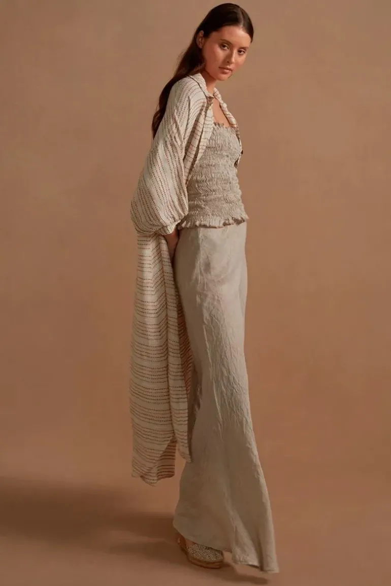 Estilo Novo Flare Pant In Natural