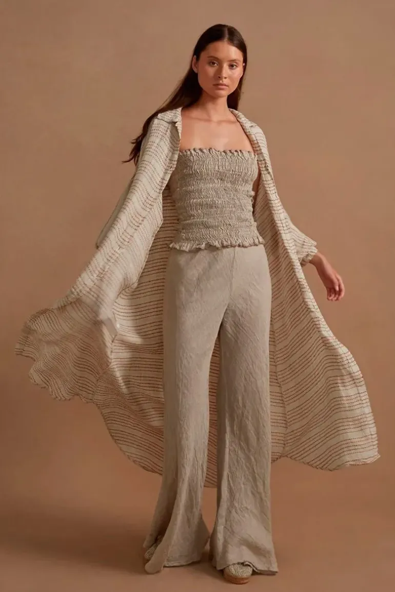 Estilo Novo Flare Pant In Natural