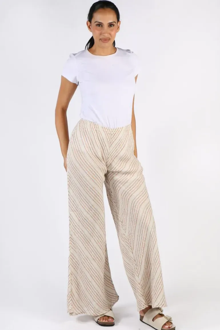 Estilo Novo Flare Pant In Stripe
