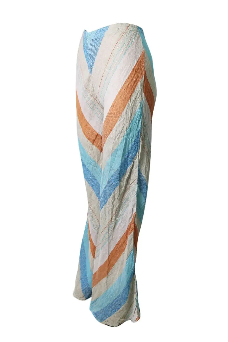 Estilo Novo Flare Pant In Aqua