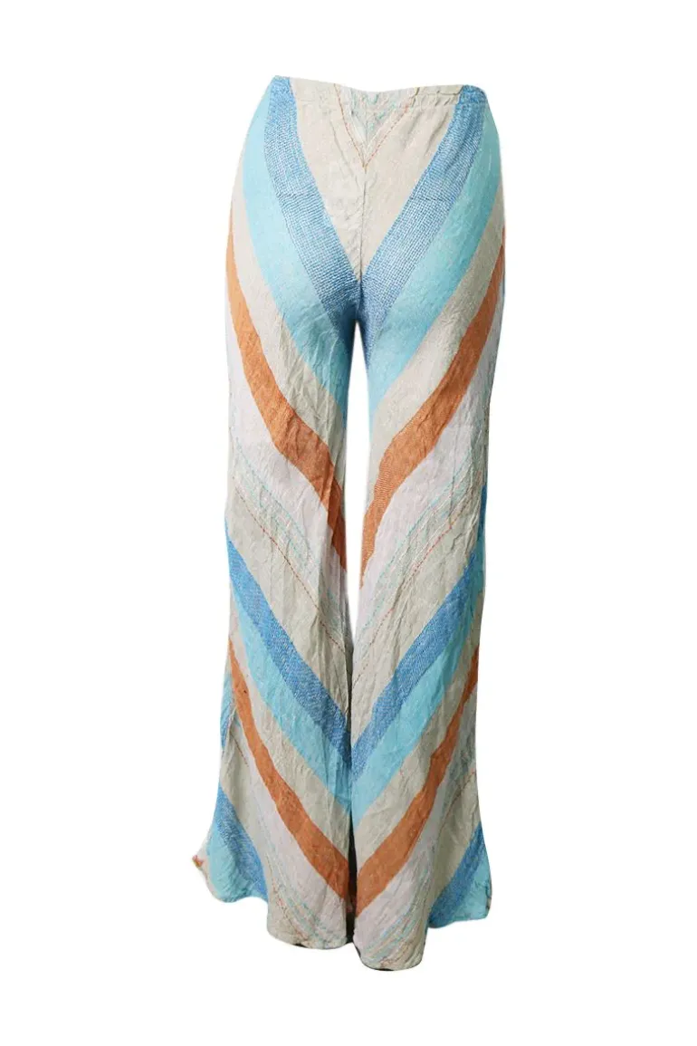 Estilo Novo Flare Pant In Aqua