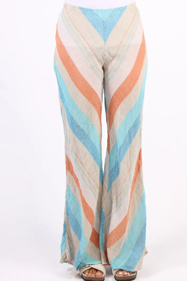 Estilo Novo Flare Pant In Aqua