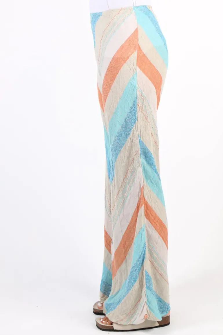 Estilo Novo Flare Pant In Aqua