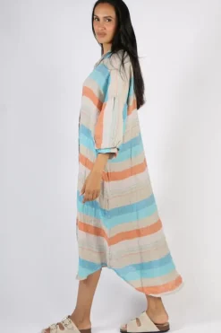 Estilo Sari Maxi Dress In Aqua