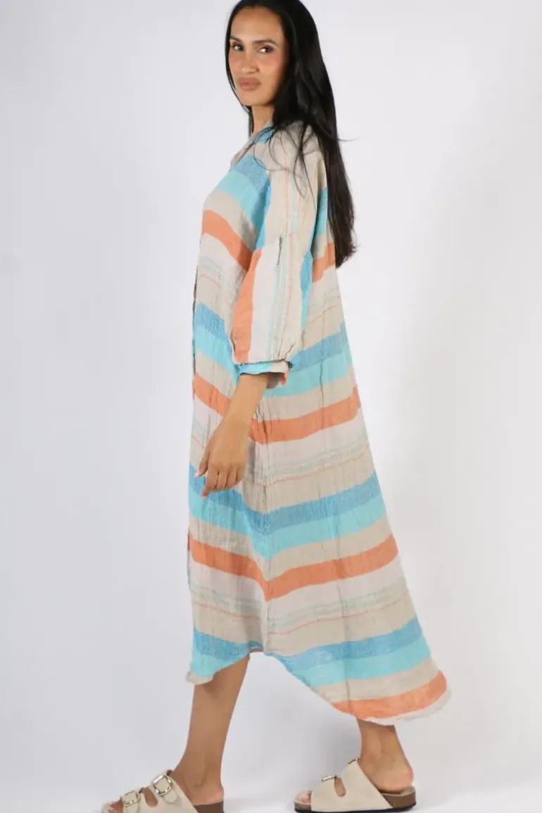 Estilo Sari Maxi Dress In Aqua